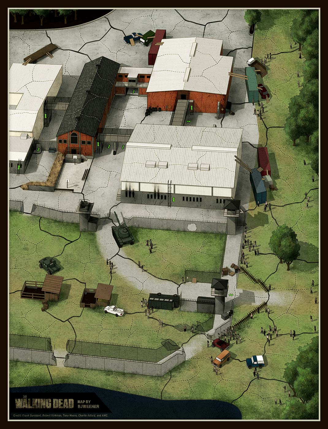 the map